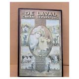 DE LAVAL cream, separators metal sign