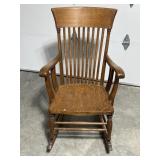 Early wooden rocking chair