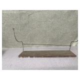 Metal wall mount rack