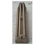 Wooden Chicken Feeder