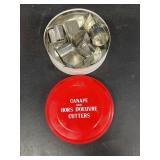 CANAPE AND HORS dOEUVRE cookie cutters