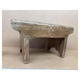 Wood foot stool