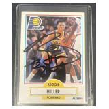 Reggie Miller, Indianapolis Pacers autographed