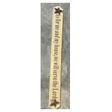 Decorative wall hanging as for me and my house w