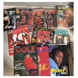 Sports magazines Michael Jordan and others on