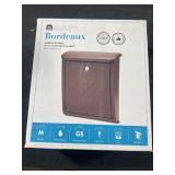 BORDEAUX wall mounted mailbox