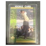 Tiger Woods upper deck, rookie golf cart