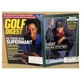 Tiger Woods golf Digest and sports illustrated