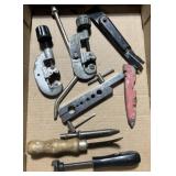 Pipe cutters, miscellaneous tools