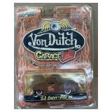 JADA VON DUTCH garage 53 Chevy pick up 1/64 scale