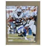 E  James Indianapolis Colts autograph 8 x 10
