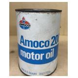 AMOCO 200 motor oil advertising can empty