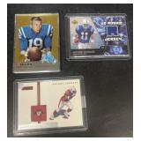 Johnny Unitas Dwight Freni and Anthony Gonzalez