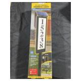 Solar powered address light
