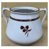 Ironstone, tea, leaf sugar dish, no lid