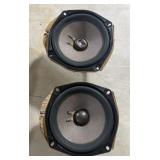 Pair of car radio speakers
