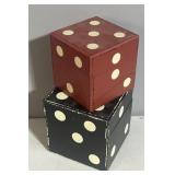 Decorative wooden dice boxes