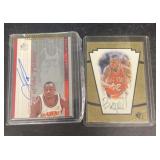 Upper deck BONZI well autographed and 2000 Jason