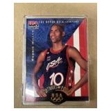 USA, upper deck portrait of power, basketball