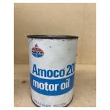 AMOCO 200 motor oil advertising can empty