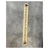 Decorative wall hanging as for me and my house w