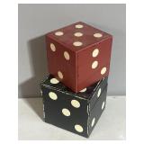 Decorative wooden dice boxes