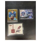 Johnny Unitas Dwight Freni and Anthony Gonzalez