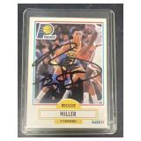 Reggie Miller, Indianapolis Pacers autographed
