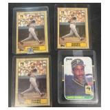 Barry Bonds rookie baseball card lot
