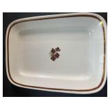 Tea leaf ironstone platter