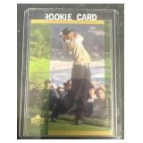 Tiger Woods upper deck, rookie golf cart