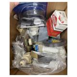 Robe hooks, plugs, tank, bolt kits, m