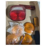 Reflectors and tail light for motorcycle