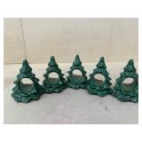 Ceramic Christmas tree napkin holders