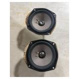 Pair of car radio speakers