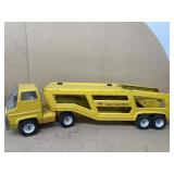Tonka car carrier yellow truck