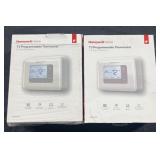 (2) Honeywell programmable thermostats