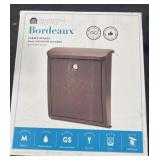 BORDEAUX wall mounted mailbox