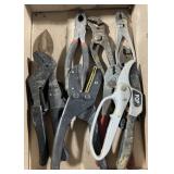 Wire cutters 10 snips miscellaneous wrenches