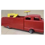 Fire truck ride toy, Pressed Steel