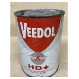 VEEDOL advertising oil can empty