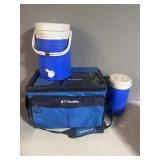 Columbia cooler and drink carriers