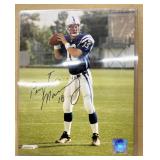 Peyton Manning  autograph 8 x 10