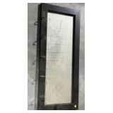 Mirror wall mount coat hook 3' by one and a