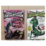 Green Lantern and green arrow comic book lot