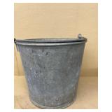 Galvanized bucket