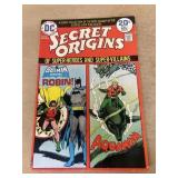 1974 DC comic book secret origins issue number