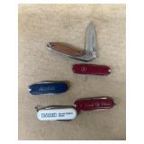 Winchester and advertising pocket knife