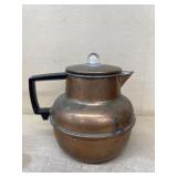 Copper coffee pot