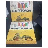 (2) John Wayne Hatari record albums